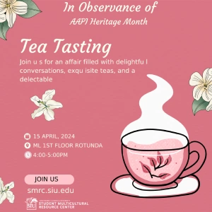 Poster for Tea Tasting Event (click to learn more)